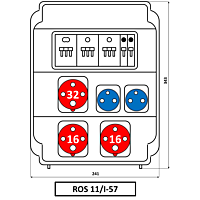 Skříň ROS-11/I-57