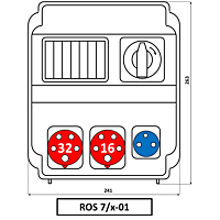 Skříň ROS 7/x-01(0-1)