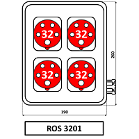Skříň ROS 3201