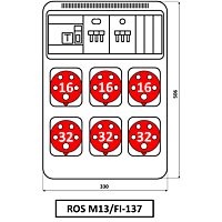 Rozvaděč ROS-M13/FI-137