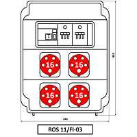 Skříň SEZ ROS-11/FI-03