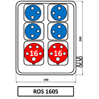 Skříň SEZ ROS 1605 zásuvková