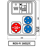 Skříň SEZ ROS FI-1602 zásuvková