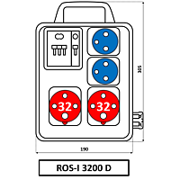 Skříň SEZ ROS-I 3200 D zásuvková