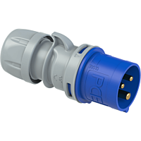 PCE Vidlice 16A/230V 3-pólová TURBO TWIST IP44