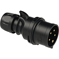 vidlice 5-pólová, 32A / 400V 6h, IP44, M