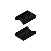 NIEDAX Opěrné korýtko pro třmenovou příchytku Hammerfuß, pro kabely s O 30-34 mm, pro drážku 16-17 mm, plast PE GW 34
