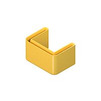 NIEDAX Koncovka/chránička, k ukončení profilů U 4530/..., HU 4530/… SKU 4530