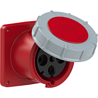 Zásuvka 125A/400V 4-pól. IP67 vest.