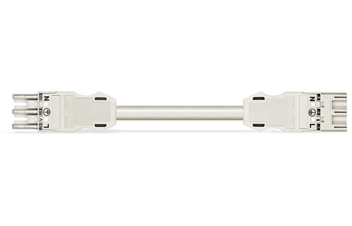 WAGO Kabel 771-9293/016-102 Konfekcionovaný propojovací Zásuvka–zástrčka, bílá