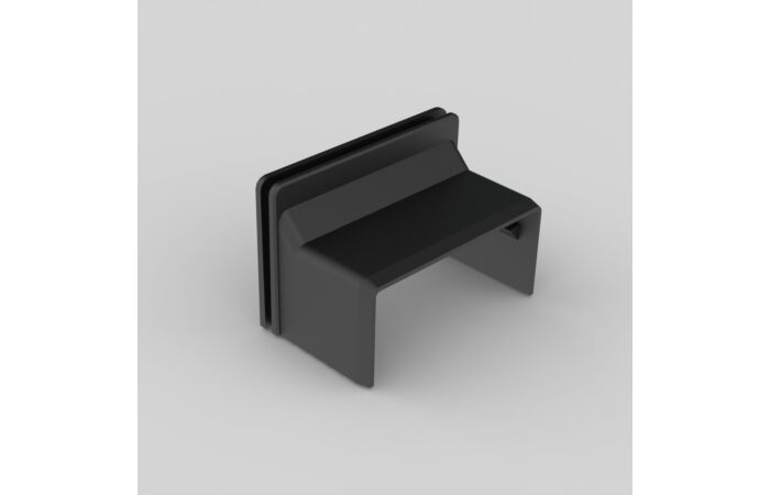 KOPOS Kryt 8639_FB průchodkový Lhd 40X20 černá