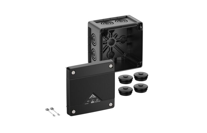 SPELSBERG Krabice ABOX Pro 040-L/sw NEW 4,0 mm² IP66/IP67/IP69 IK09 rozbočovací bezhalogenová