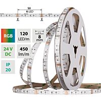 LED pásek SMD2835 RGB, 120LED/m, 14,4W/m
