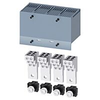 SIEMENS Svorka pro připojení vodičů s kruhovým průřezem 6 vedení 4 ks příslušenství k 3VA2 100/160/250