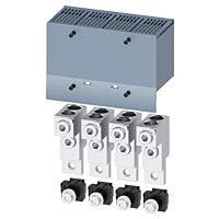 SIEMENS Svorka pro připojení vodičů s kruhovým průřezem 2 kabely s odbočka pro napětí pomocných vodičů 4 ks 3VA9254-0JC22