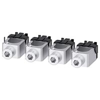 SIEMENS Svorka pro připojení vodičů s kruhovým průřezem s odbočka pro napětí pomocných vodičů 4 ks 3VA9254-0JG12