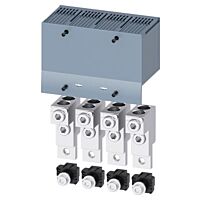 SIEMENS Svorka pro připojení vodičů s kruhovým průřezem 2 kabely s odbočka pro napětí pomocných vodičů 4 ks 3VA9264-0JC22