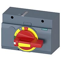 SIEMENS Čelní otočný pohon nouzové zastavení IEC IP30/40 příslušenství k 3VA2 400/630