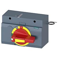 SIEMENS Čelní otočný pohon nouzové vypnutí IEC IP30/40 sada osvětlení 24V DC