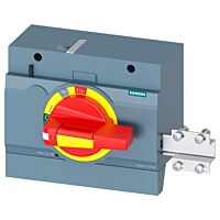 SIEMENS Čelní otočný pohon nouzové vypnutí s uzamykáním dveří IEC IP30/40 3VA9467-0EK25