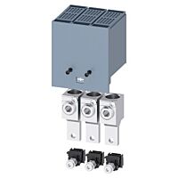SIEMENS Svorka pro připojení vodičů s kruhovým průřezem velká s odbočka pro napětí pomocných vodičů 3 ks 3VA9153-0JC12