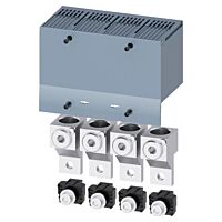 SIEMENS Svorka pro připojení vodičů s kruhovým průřezem velká s odbočka pro napětí pomocných vodičů 4 ks 3VA9264-0JC13