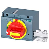 SIEMENS Čelní otočný pohon nouzové vypnutí s uzamykáním dveří IEC IP30/40 3VA9267-0EK25