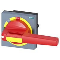 SIEMENS  Ložisko ručního pohonu žluto-červená barevná kombinace s vyrovnávacím adaptérem do 1250 A, pro 3VA15, 3VA25  typ 8UD1741-0AB25