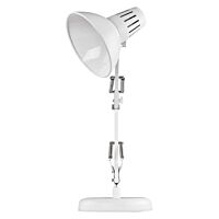 EMOS Svítidlo DUSTIN 25W E27 lampa stolní IP20 bílá