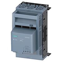 SIEMENS  Pojistkový odpínač velikost 00, 3pól. provedení se signalizací stavu pojistek EFM15, AC 190÷690 V, pro montáž na přípojnice, rozteč 60mm, třmenové svorky  typ 3NP1133-1BC24
