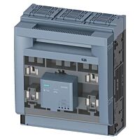 SIEMENS  Pojistkový odpínač velikost 3, 3pól. provedení se signalizací stavu pojistek EFM15, AC 190÷690 V, pro montáž na montážní desku, šroubové svorky  typ 3NP1163-1DA14