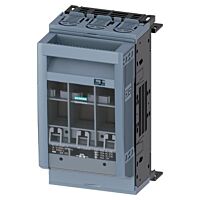 SIEMENS  Pojistkový odpínač velikost 00, 3pól. provedení, pro montáž na přípojnice, rozteč 60mm, třmenové svorky  typ 3NP1133-1BC20