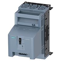 SIEMENS  Pojistkový odpínač velikost 00, 3pól. signal.stavu pojistek MFM, AC 24÷690 V / DC 24÷440 V, pro montáž na přípojnice, rozteč 60mm, třmenové svorky  typ 3NP1133-1BC21