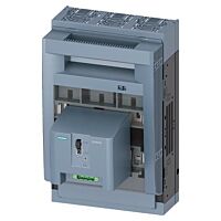SIEMENS  Pojistkový odpínač velikost 1, 3pól. provedení se signalizací stavu pojistek MFM, AC 24÷690 V / DC 24÷440 V, pro montáž na montážní desku, třmenové svorky  typ 3NP1143-1DA21