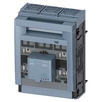 SIEMENS  Pojistkový odpínač velikost 2, 3pól. provedení se signalizací stavu pojistek EFM10, AC 230÷690 V, pro montáž na přípojnice, rozteč 60mm, šroubové svorky  typ 3NP1153-1BC12