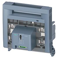 SIEMENS  Víko se signalizací stavu pojistek velikost 3, 3pól, se signalizací MFM, AC 24-690 V / DC 24-240 V (L+ L-)  typ 3NP1963-1GB10
