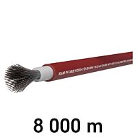EMOS PV Kabel solární H1Z2Z2 červený 6 mm 8000 m