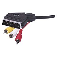 EMOS AV kabel SCART - 3x CINCH 1,5m