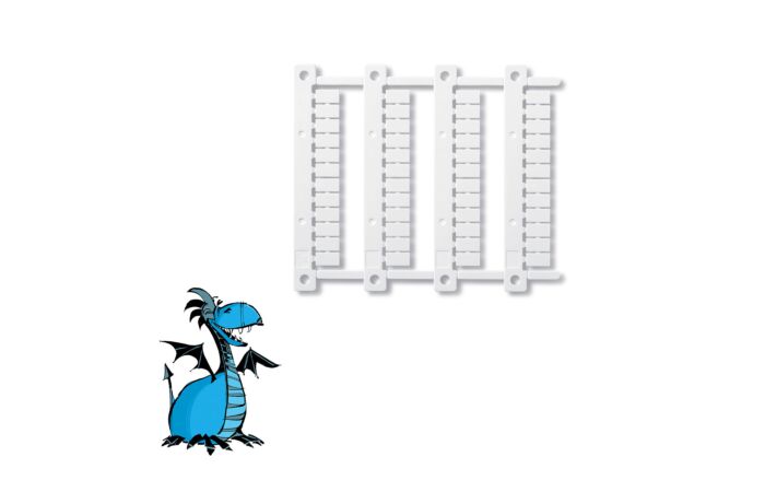 FINDER Matice štítků 093.48, plast 48 štítků (6x10mm)