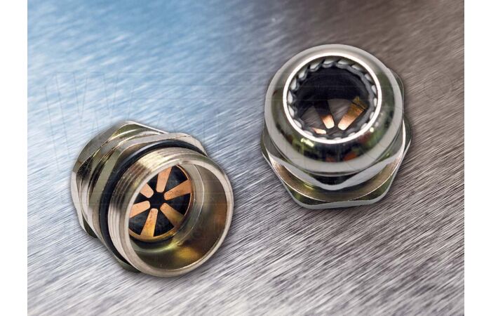 WAPRO Vývodka MVM-20-EMC Ø6-12mm IP68 poniklovaná