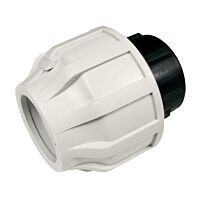 KOPOS Koncovka 05041_KB HDPE Ø40 šroubovací šedá