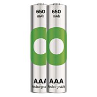 GP Baterie mikrotužková nabíjecí ReCyko 650mAh AAA(HR03) blistr 2ks