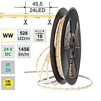 LED pásek COB WW, 528LED/m, 14W/m, DC 24