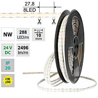 Pásek LED COB n.b. 19,2W/m 24V IP20 50m