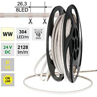 LED pásek Dot-Free WW, 304LED/m, 19W/m,