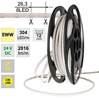 LED pásek Dot-Free EWW, 304LED/m, 19W/m,