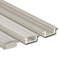 MCLED Profil AL 24x8mm, VS vestavný, bez difuzoru, 2m