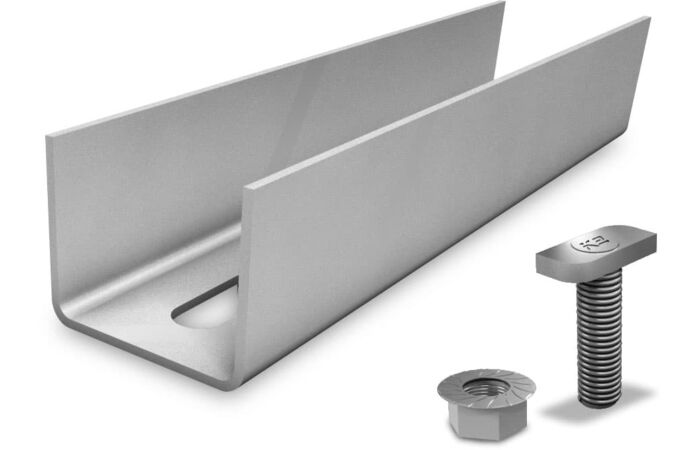 K2 SYSTEMS Konektor SolidRail M+A Rail Set
