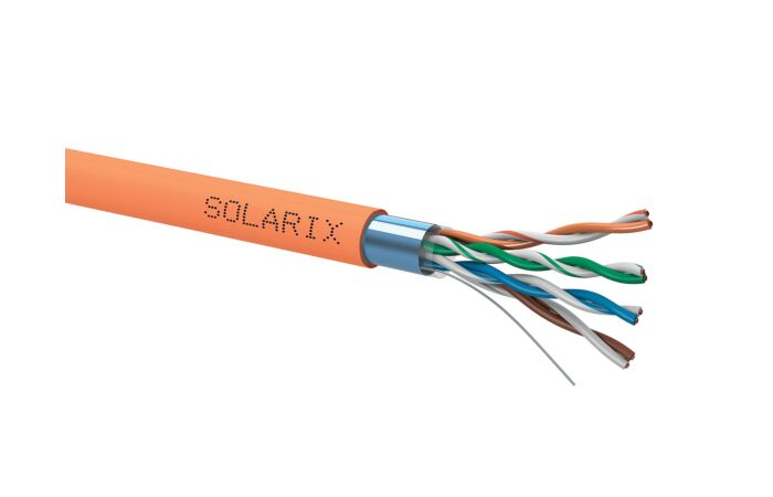 SOLARIX Instalační kabel Solarix CAT5E FTP LSOHFR B2ca-s1,d1,a1 500m SXKD-5E-FTP-LSOHFR-B2ca