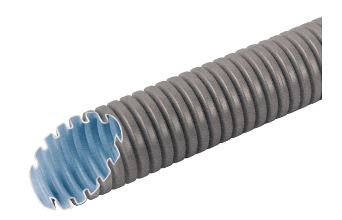 FRÄNKISCHE Trubka ohebná FFKu-EM-F Ø40/50mm, 750N, –25 až +60°C, PVC-U, Highspeed, tmavě šedá